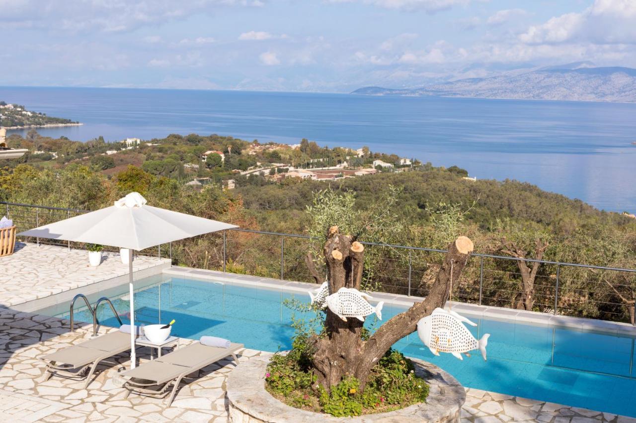 Villa White Stone by Rodostamo Hotel Kassiopi Esterno foto