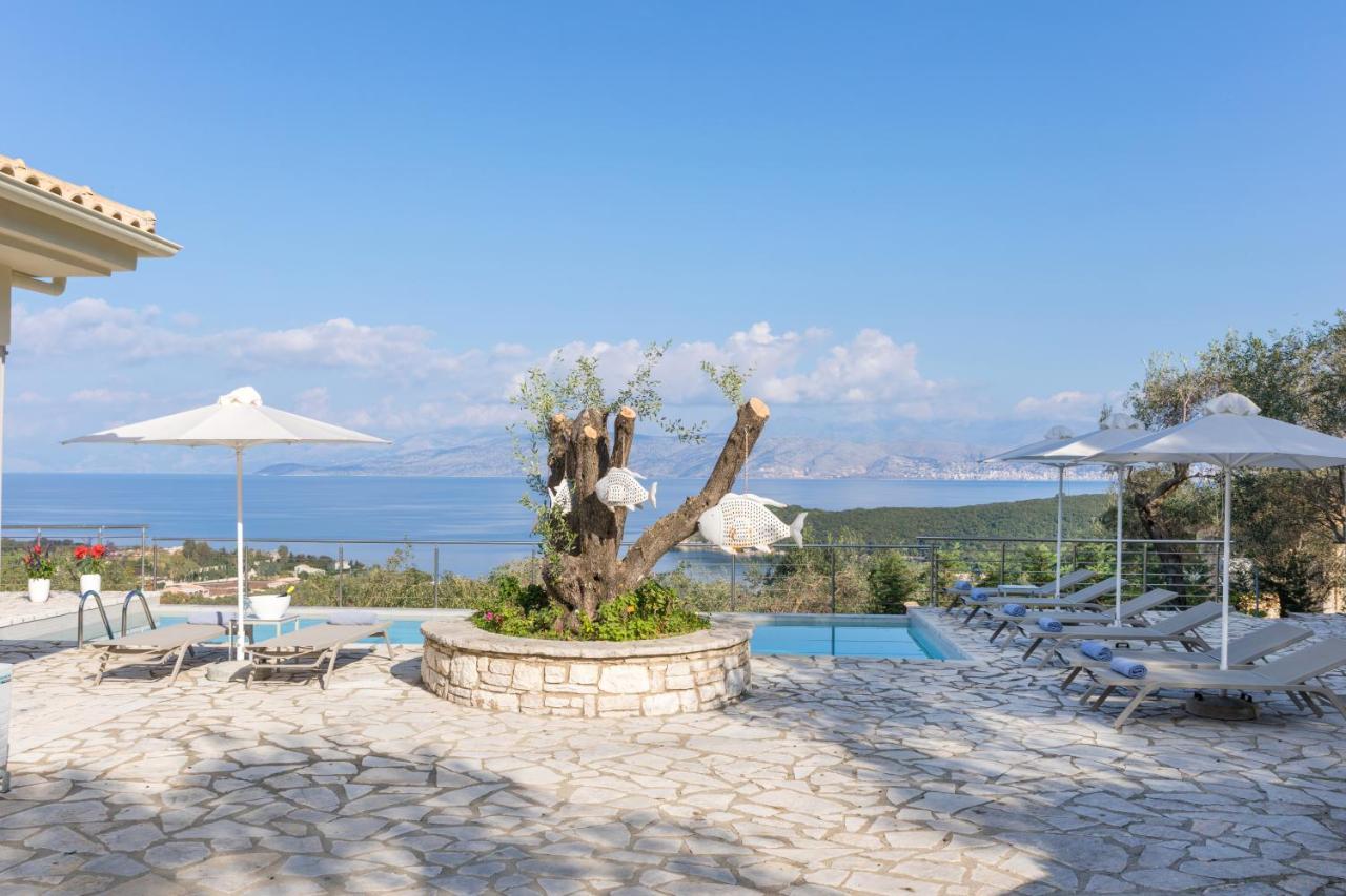 Villa White Stone by Rodostamo Hotel Kassiopi Esterno foto